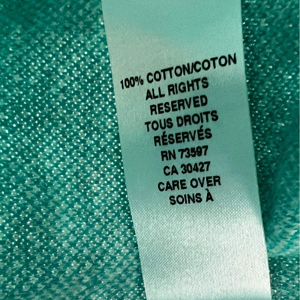 Men’s Raffi Turquoise Quarter Zip Sweater - Picture 4 of 6